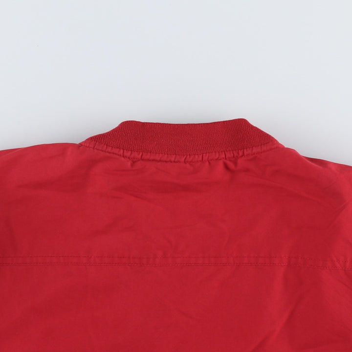 Ralph Lauren POLO GOLF warm-up pullover, men's size L cotton red type Vintage Second Hand