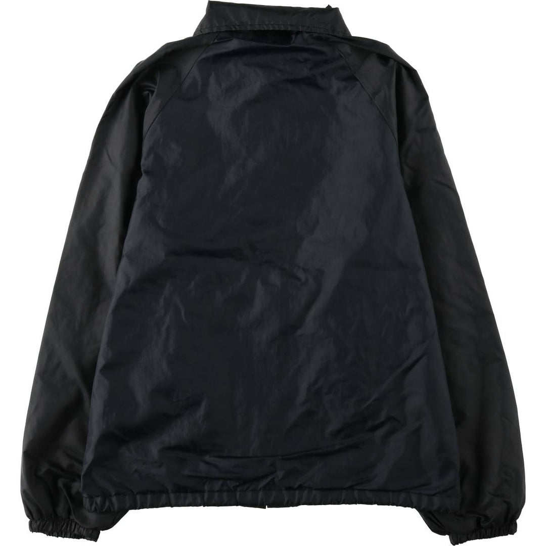 80s-90'S AUBURN Advertising Coach Jacket, Made in USA, Men's Size M (approx.), Vintage Nylon black type Vintage Second Hand