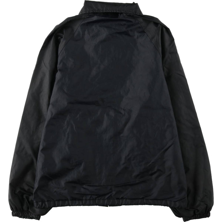 80s-90'S AUBURN Advertising Coach Jacket, Made in USA, Men's Size M (approx.), Vintage Nylon black type Vintage Second Hand