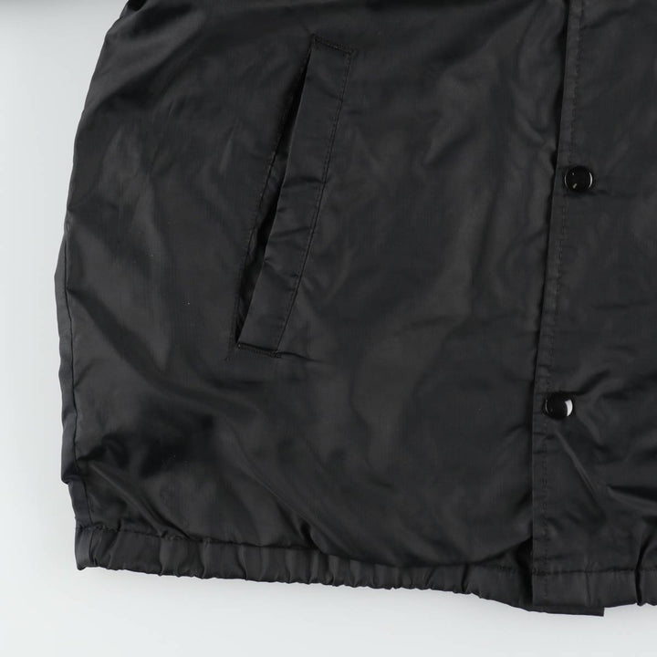 80s-90'S AUBURN Advertising Coach Jacket, Made in USA, Men's Size M (approx.), Vintage Nylon black type Vintage Second Hand