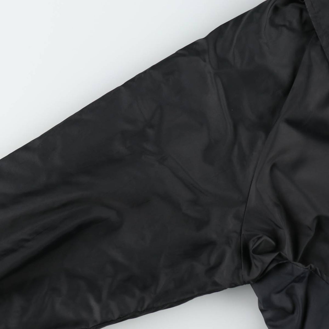 80s-90'S AUBURN Advertising Coach Jacket, Made in USA, Men's Size M (approx.), Vintage Nylon black type Vintage Second Hand