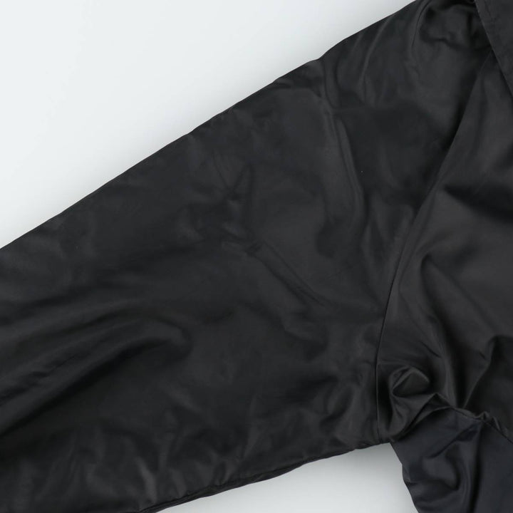 80s-90'S AUBURN Advertising Coach Jacket, Made in USA, Men's Size M (approx.), Vintage Nylon black type Vintage Second Hand