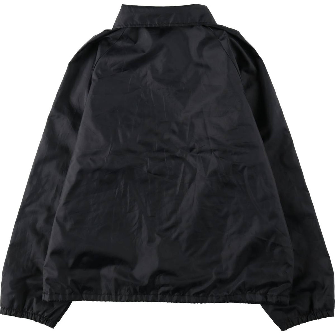 90'S Wear Guard Advertising Coach Jacket, Made in USA, Men's Size L (approx.), Vintage Nylon black type Vintage Second Hand