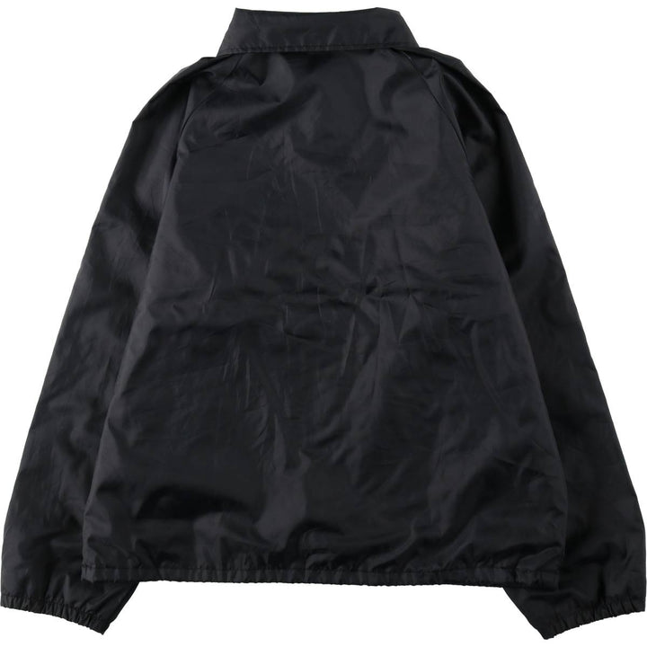 90'S Wear Guard Advertising Coach Jacket, Made in USA, Men's Size L (approx.), Vintage Nylon black type Vintage Second Hand