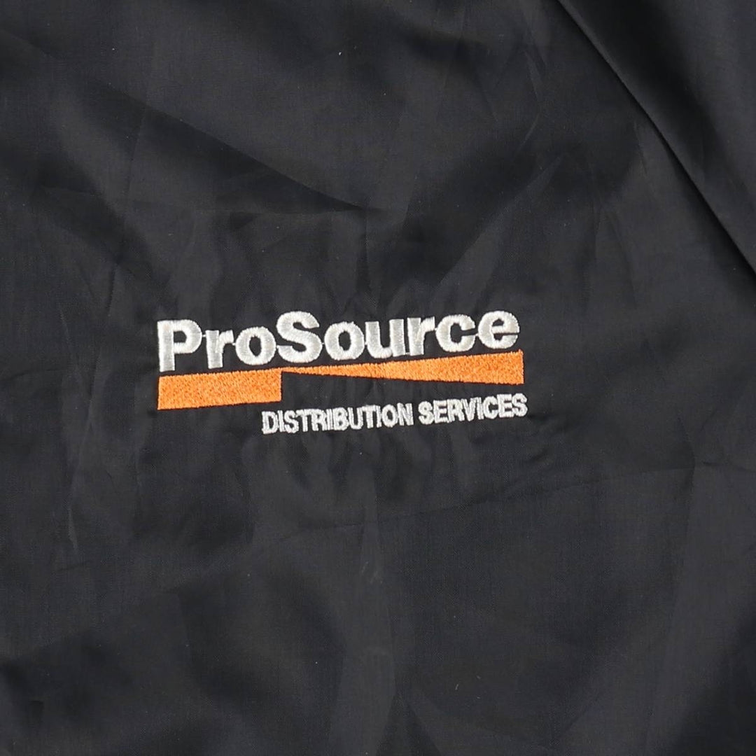 90'S Wear Guard Advertising Coach Jacket, Made in USA, Men's Size L (approx.), Vintage Nylon black type Vintage Second Hand