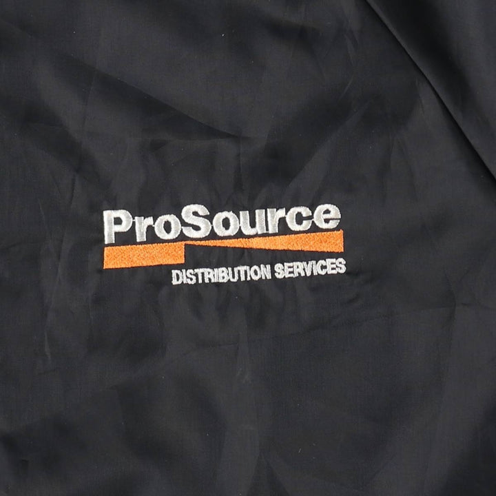 90'S Wear Guard Advertising Coach Jacket, Made in USA, Men's Size L (approx.), Vintage Nylon black type Vintage Second Hand