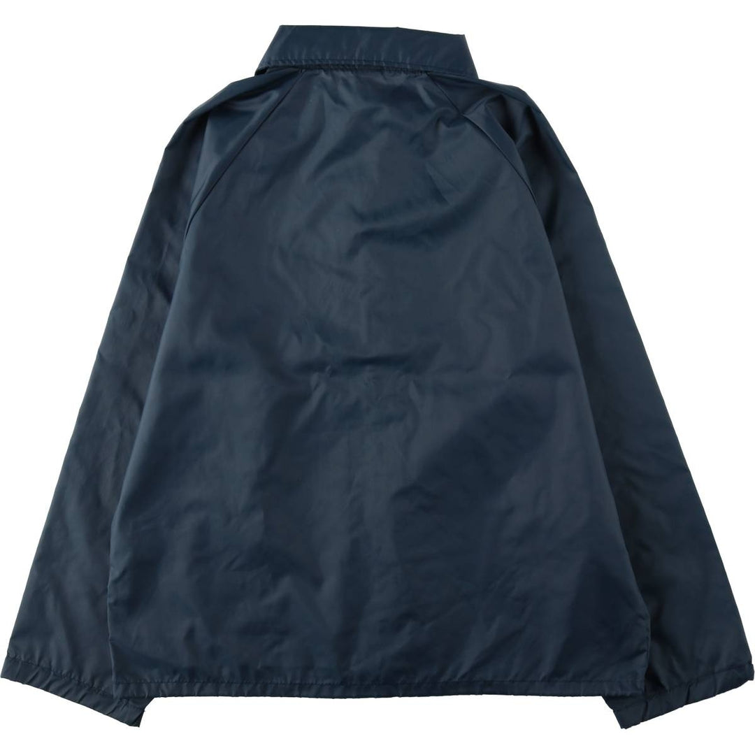 Coach jacket, made in USA, men's size L equivalent, vintage. Nylon navy blue type Vintage Second Hand