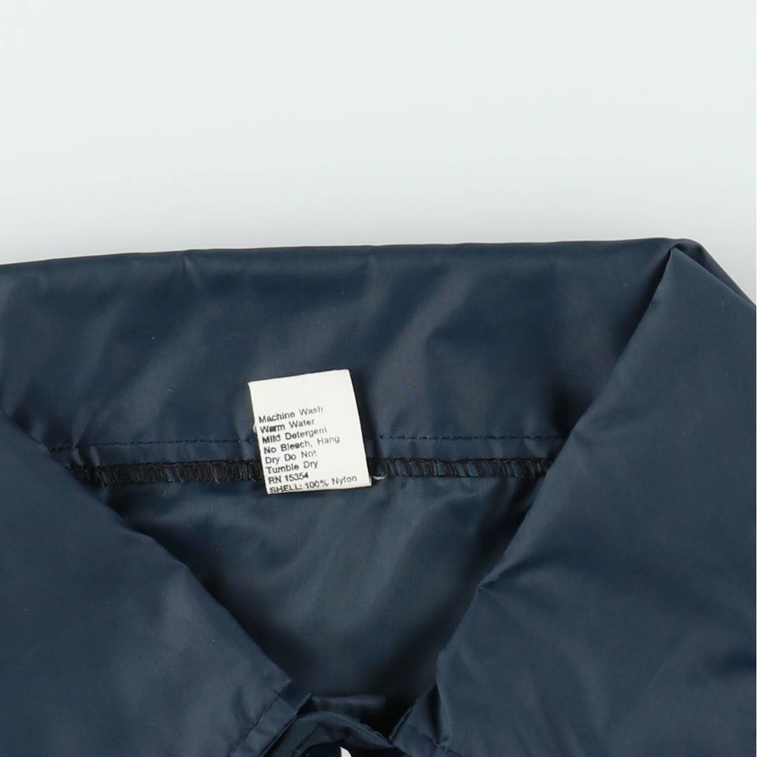 Coach jacket, made in USA, men's size L equivalent, vintage. Nylon navy blue type Vintage Second Hand