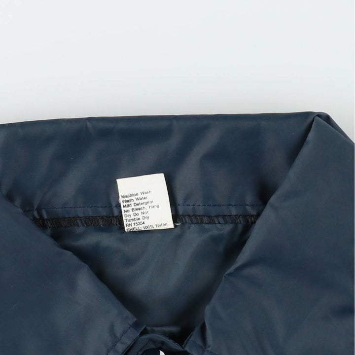Coach jacket, made in USA, men's size L equivalent, vintage. Nylon navy blue type Vintage Second Hand