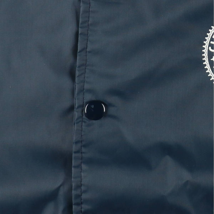 Coach jacket, made in USA, men's size L equivalent, vintage. Nylon navy blue type Vintage Second Hand