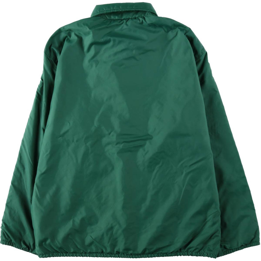 1970'S Dunbrooke Pla-Jac Coach Jacket, Made in USA, Men's Size L (approx.), Vintage Nylon green type Vintage Second Hand