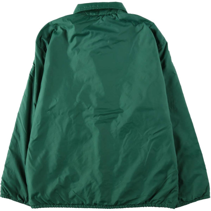1970'S Dunbrooke Pla-Jac Coach Jacket, Made in USA, Men's Size L (approx.), Vintage Nylon green type Vintage Second Hand