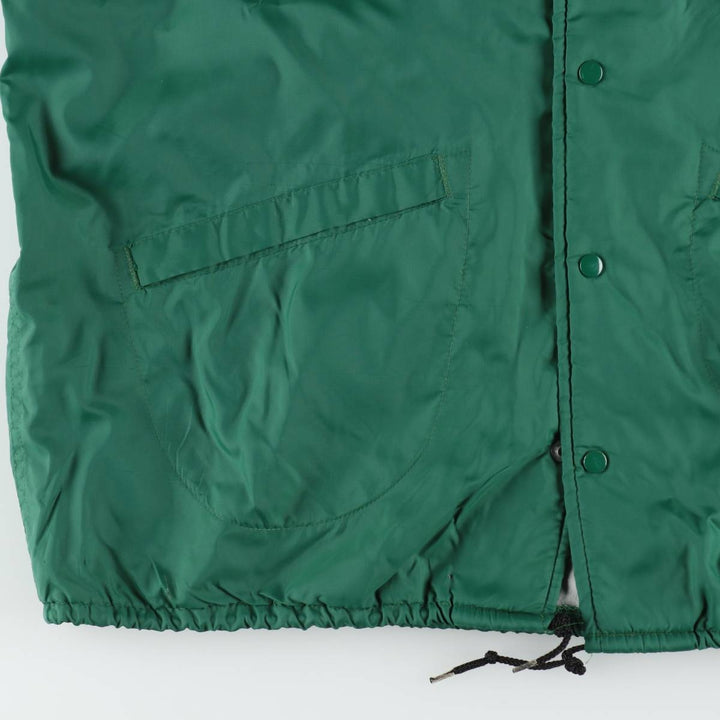 1970'S Dunbrooke Pla-Jac Coach Jacket, Made in USA, Men's Size L (approx.), Vintage Nylon green type Vintage Second Hand