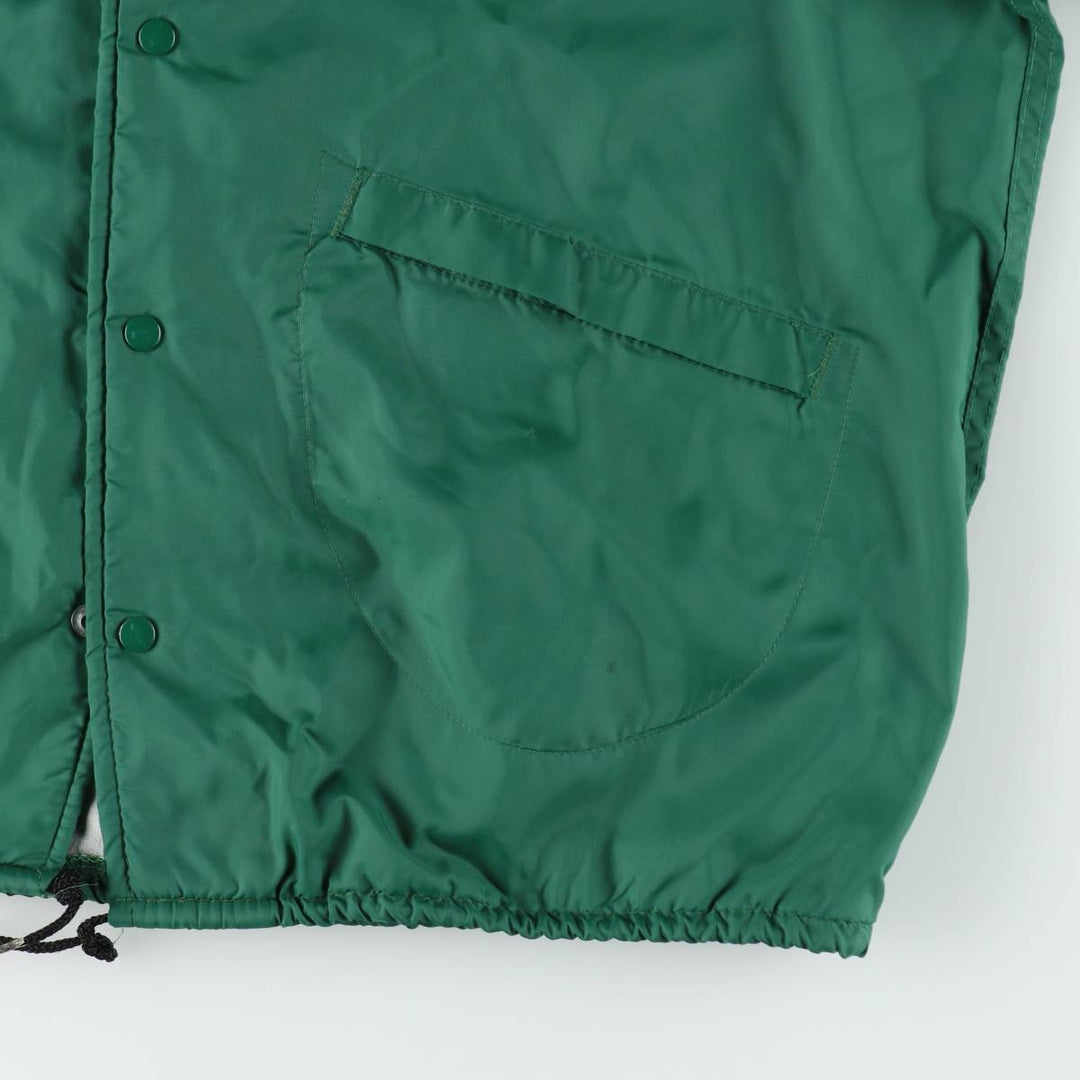 1970'S Dunbrooke Pla-Jac Coach Jacket, Made in USA, Men's Size L (approx.), Vintage Nylon green type Vintage Second Hand