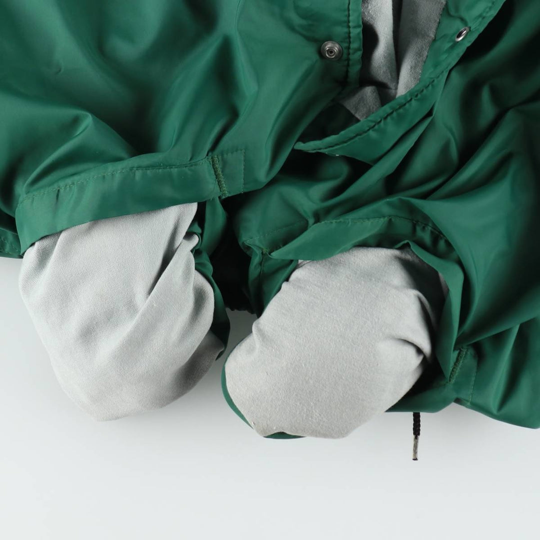 1970'S Dunbrooke Pla-Jac Coach Jacket, Made in USA, Men's Size L (approx.), Vintage Nylon green type Vintage Second Hand