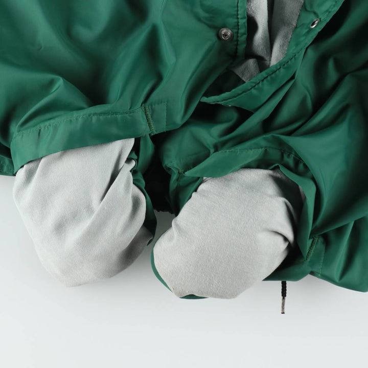 1970'S Dunbrooke Pla-Jac Coach Jacket, Made in USA, Men's Size L (approx.), Vintage Nylon green type Vintage Second Hand