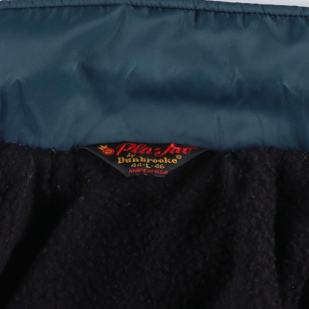 70s-80'S Dunbrooke Pla-Jac Coach Jacket, Made in USA, Men's Size L (approx.), Vintage unclear navy blue type Vintage Second Hand