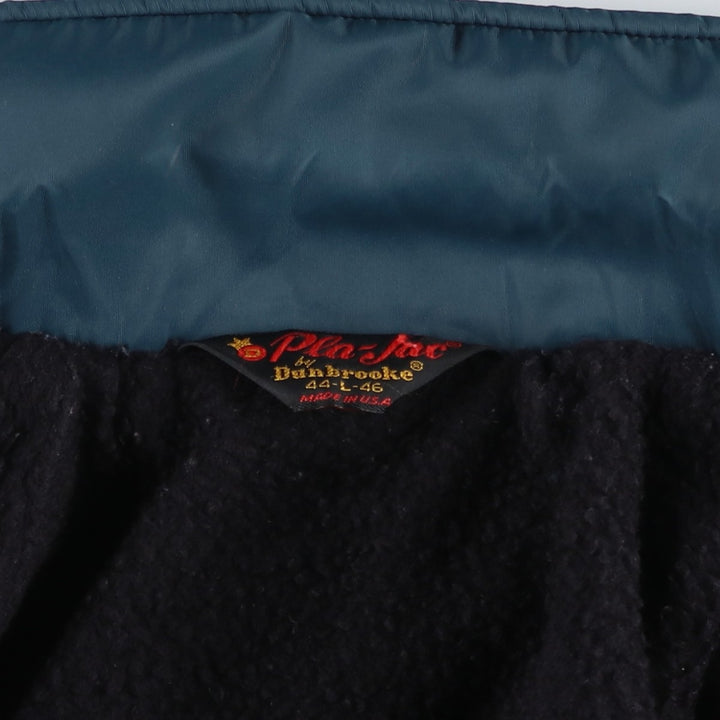 70s-80'S Dunbrooke Pla-Jac Coach Jacket, Made in USA, Men's Size L (approx.), Vintage unclear navy blue type Vintage Second Hand