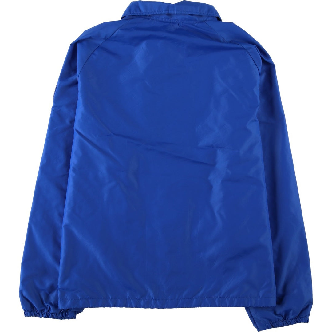 Vintage 90'S Champion Coach Jacket, Made in USA, Men's Size L Nylon blue type Vintage Second Hand