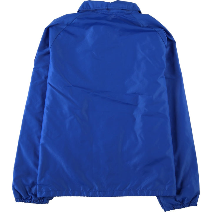 Vintage 90'S Champion Coach Jacket, Made in USA, Men's Size L Nylon blue type Vintage Second Hand