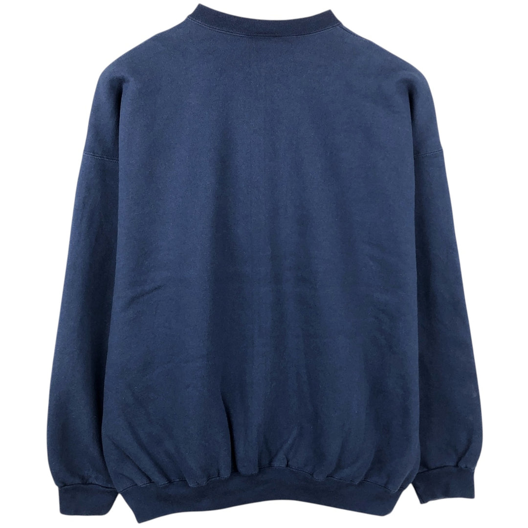 90s-00'S Hanes ULTIMATE COTTON McDonald's Advertising Sweatshirt, Men's XL (approx.) cotton navy blue type Vintage Second Hand