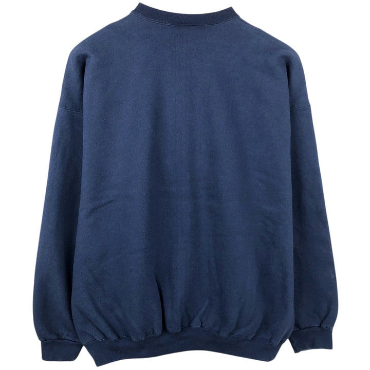 90s-00'S Hanes ULTIMATE COTTON McDonald's Advertising Sweatshirt, Men's XL (approx.) cotton navy blue type Vintage Second Hand