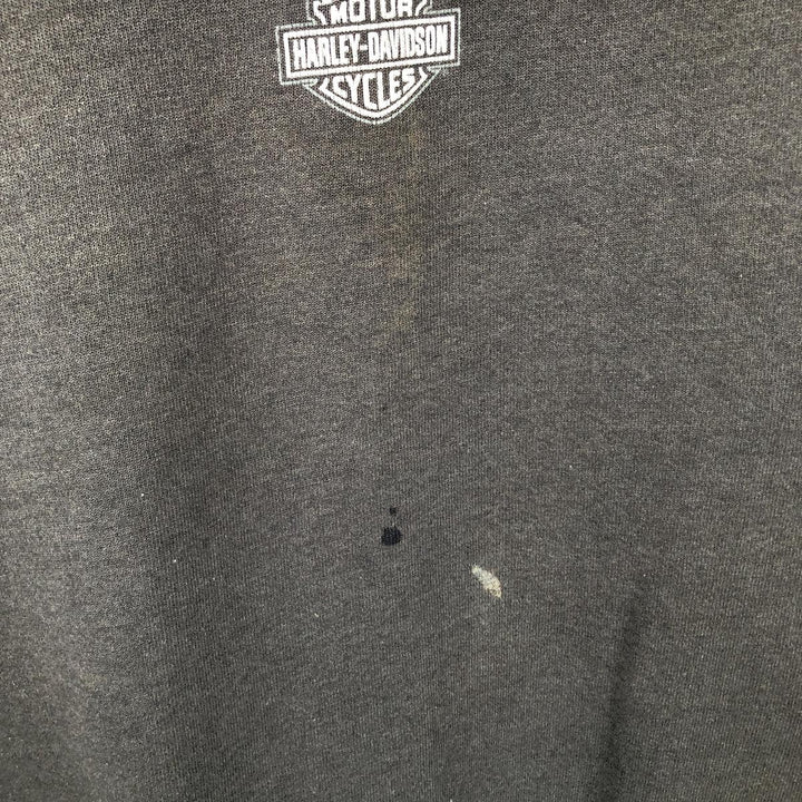 2000'S Harley-Davidson Eagle Pattern Advertising Sweatshirt (Men's XXL equivalent) unclear Charcoal Vintage Second Hand