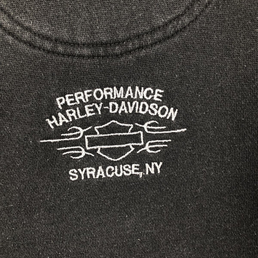 Harley-Davidson Advertising Sweatshirt, Men's L size cotton Charcoal Vintage Second Hand