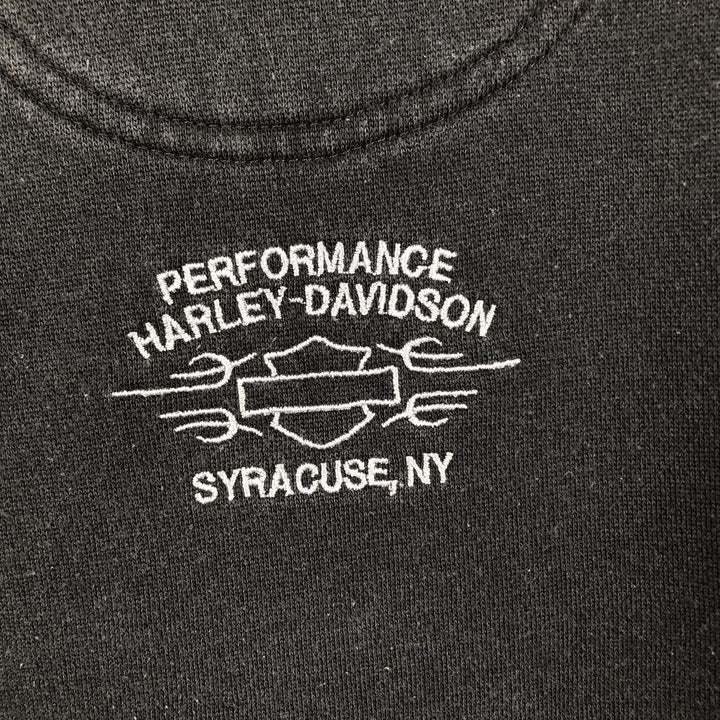 Harley-Davidson Advertising Sweatshirt, Men's L size cotton Charcoal Vintage Second Hand