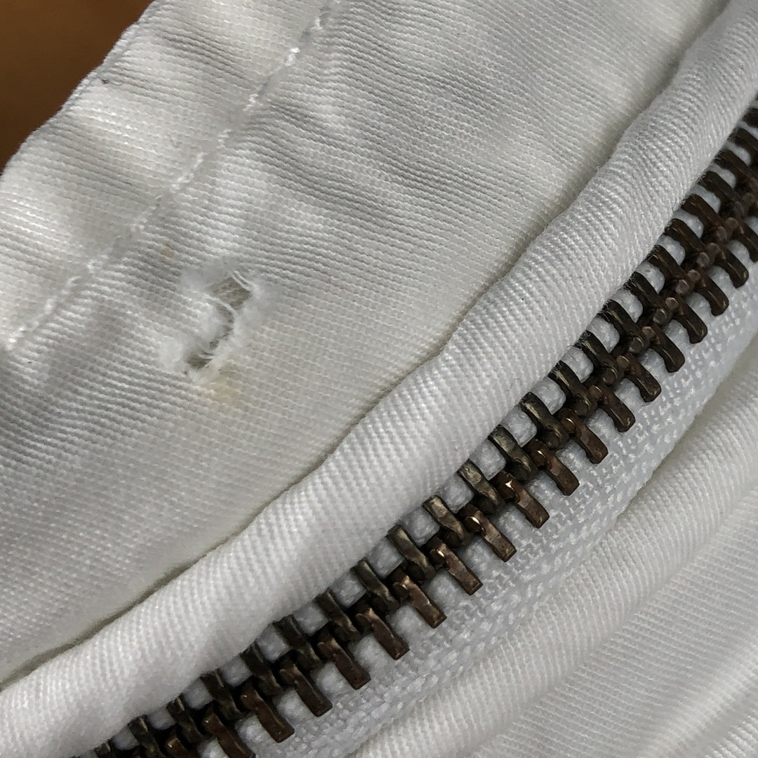 Ralph Lauren POLO by Ralph Lauren full zip sweatshirt, men's size M cotton white type Vintage Second Hand