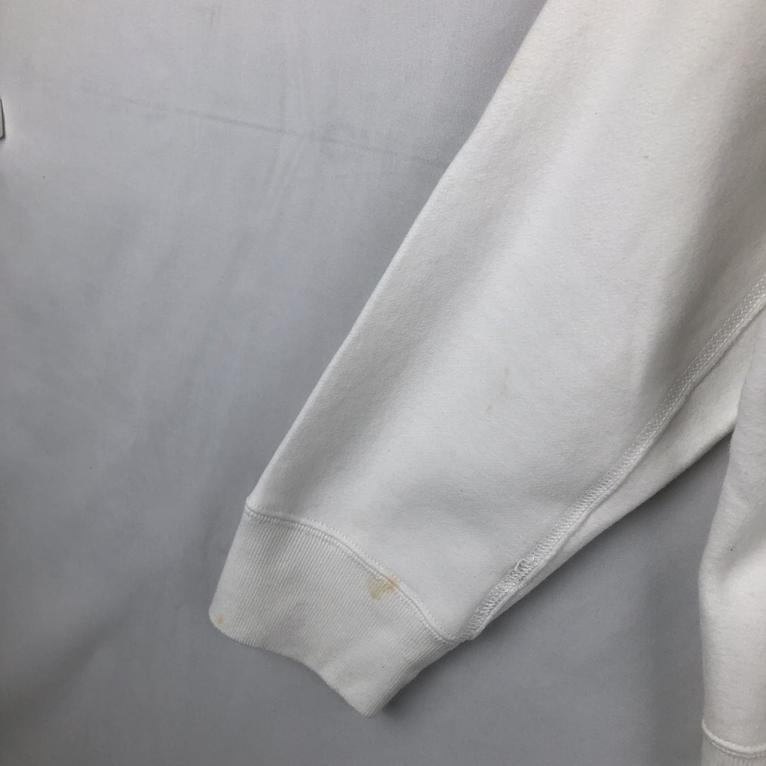 Ralph Lauren POLO by Ralph Lauren full zip sweatshirt, men's size M cotton white type Vintage Second Hand