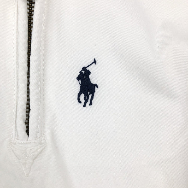 Ralph Lauren POLO by Ralph Lauren full zip sweatshirt, men's size S cotton white type Vintage Second Hand