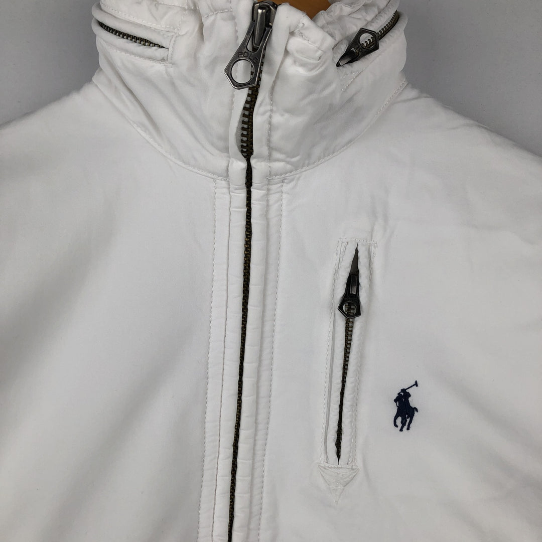 Ralph Lauren POLO by Ralph Lauren full zip sweatshirt, men's size S cotton white type Vintage Second Hand