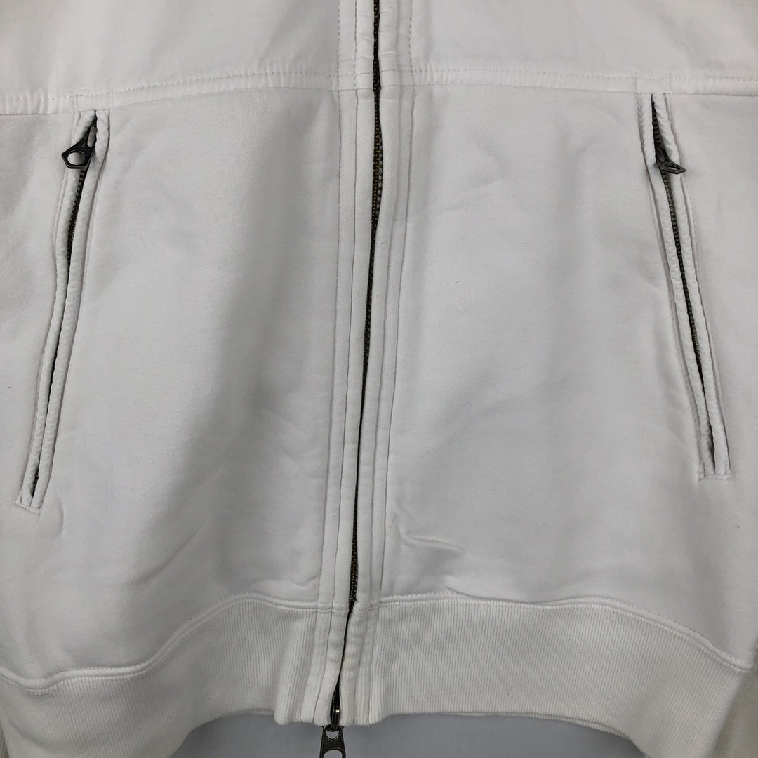 Ralph Lauren POLO by Ralph Lauren full zip sweatshirt, men's size S cotton white type Vintage Second Hand
