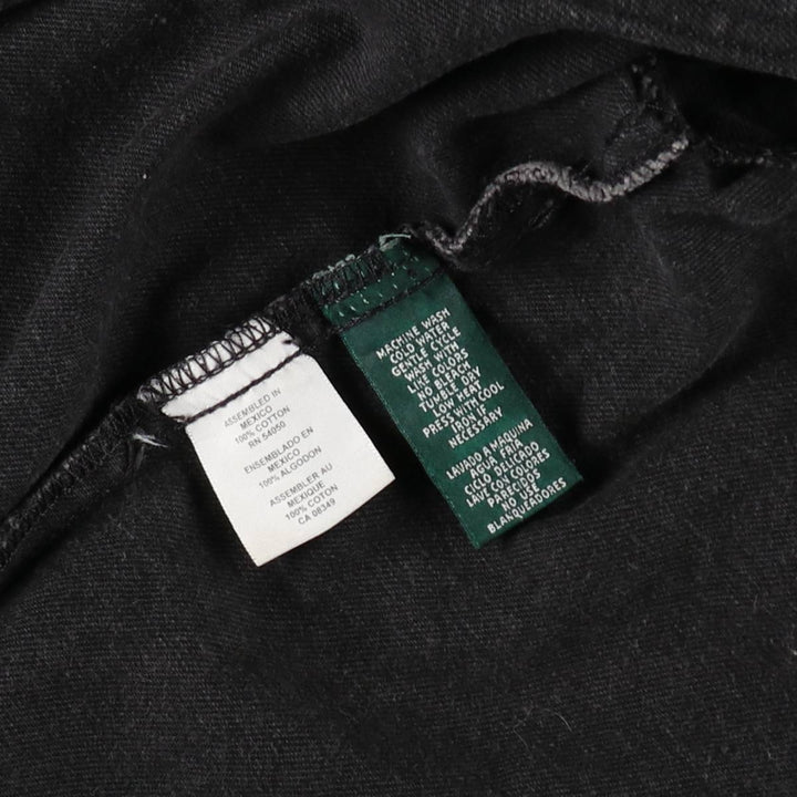 Ralph Lauren LAUREN JEANS CO. Black Denim Coveralls, Women's Size M (approx.) cotton black type Vintage Second Hand