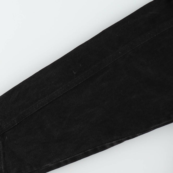 Ralph Lauren LAUREN JEANS CO. Black Denim Coveralls, Women's Size M (approx.) cotton black type Vintage Second Hand