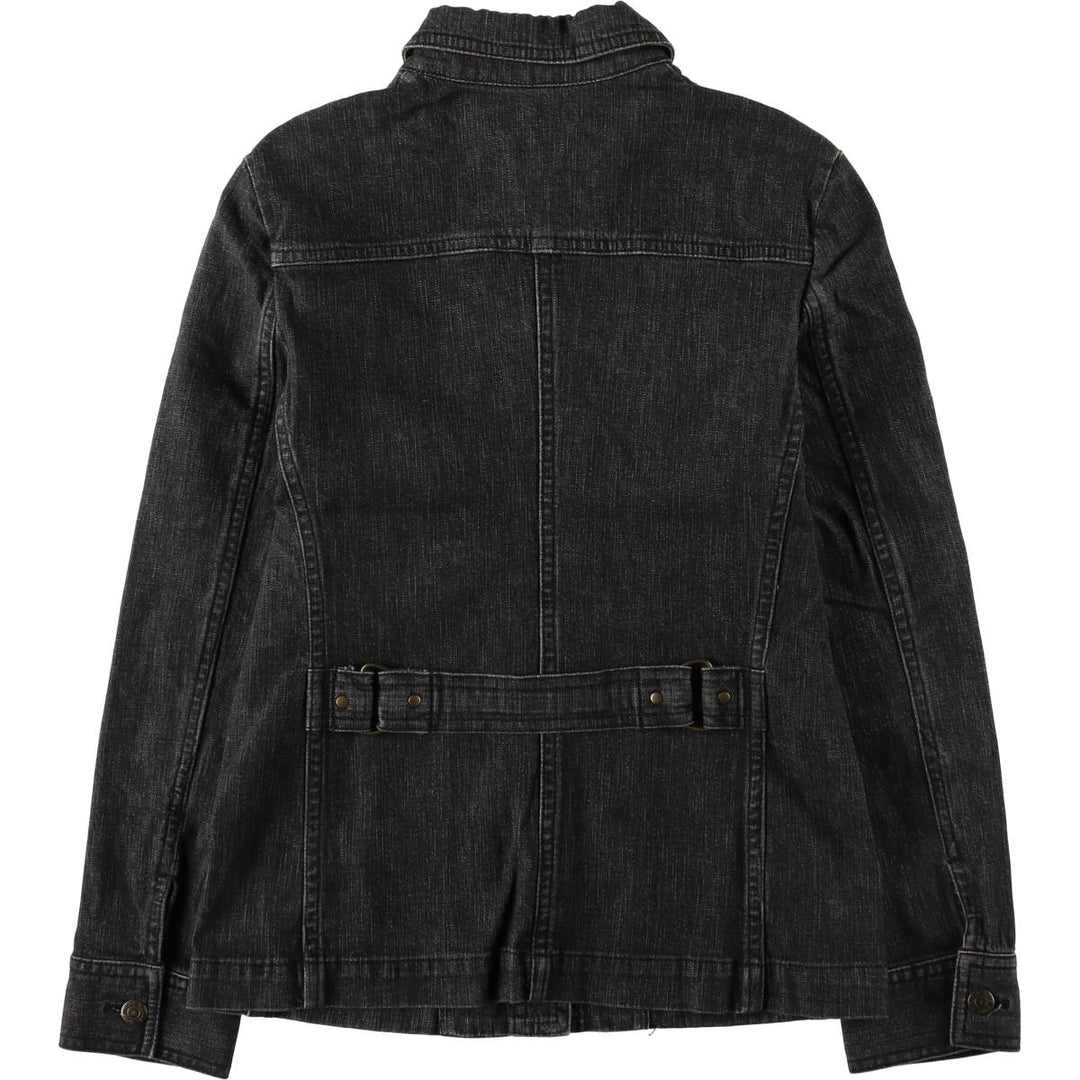 Michael Kors denim jacket, women's size S (approx.) cotton black type Vintage Second Hand