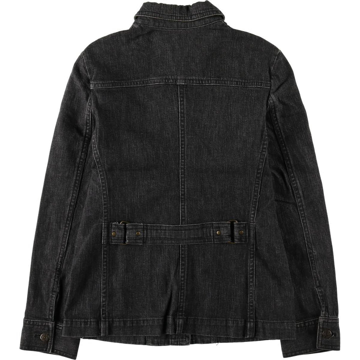 Michael Kors denim jacket, women's size S (approx.) cotton black type Vintage Second Hand