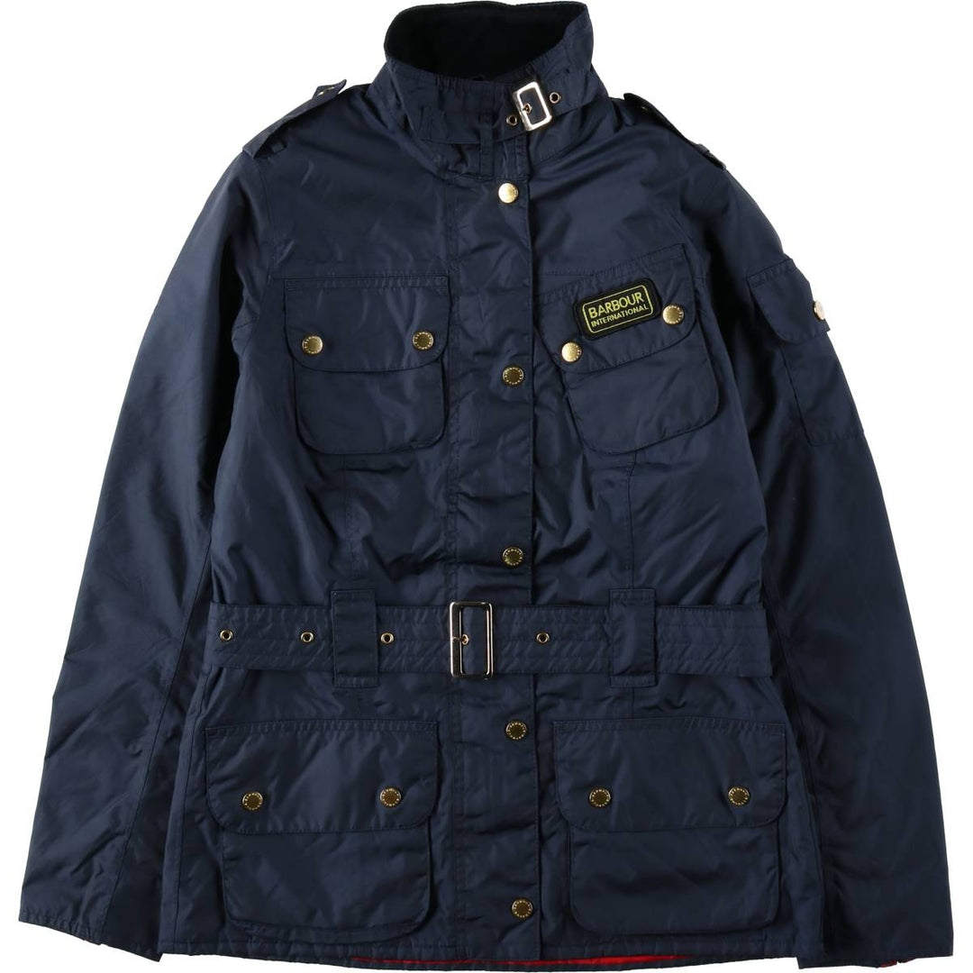 Barbour 3-Warrant Padded Jacket Puffer Jacket International Jacket Women's Size S (approx.) unclear navy blue type Vintage Second Hand