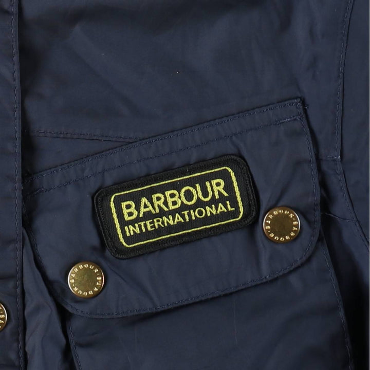 Barbour 3-Warrant Padded Jacket Puffer Jacket International Jacket Women's Size S (approx.) unclear navy blue type Vintage Second Hand