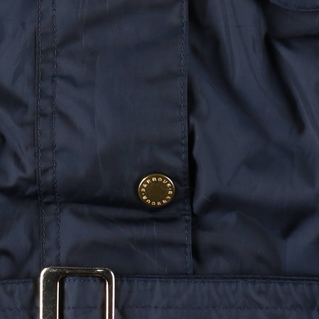 Barbour 3-Warrant Padded Jacket Puffer Jacket International Jacket Women's Size S (approx.) unclear navy blue type Vintage Second Hand