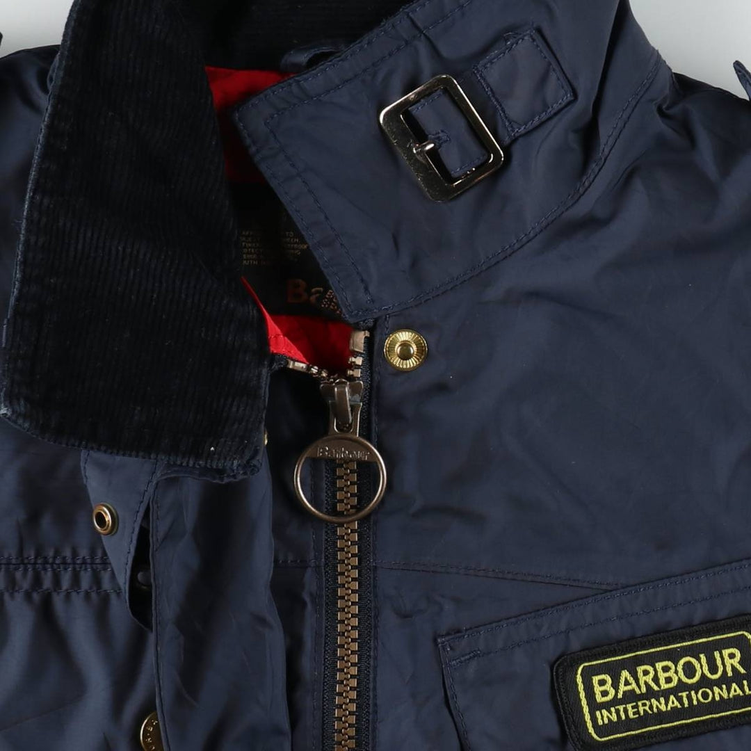 Barbour 3-Warrant Padded Jacket Puffer Jacket International Jacket Women's Size S (approx.) unclear navy blue type Vintage Second Hand
