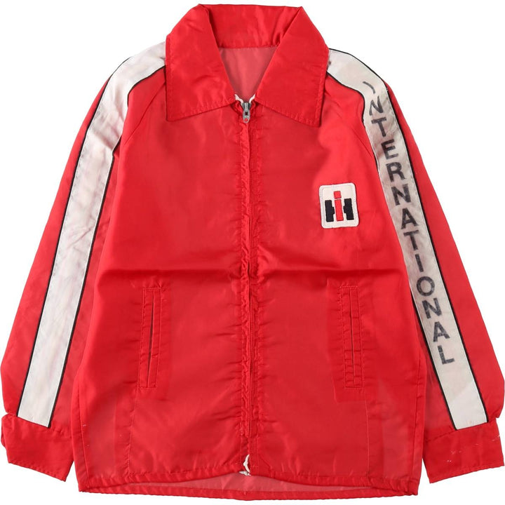 Vintage 70s-80'S International Harvester advertising nylon jacket, women's size S equivalent. unclear red type Vintage Second Hand