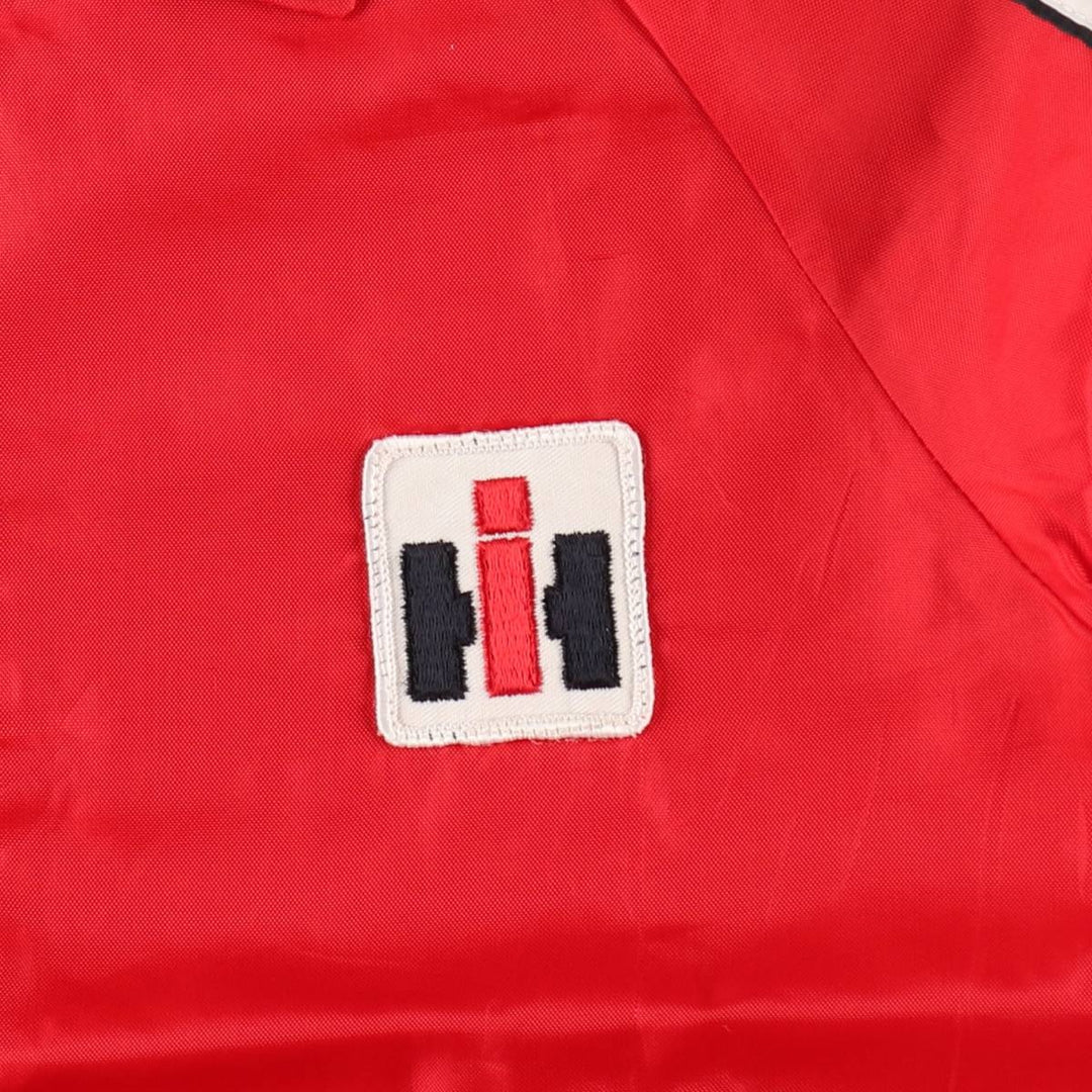 Vintage 70s-80'S International Harvester advertising nylon jacket, women's size S equivalent. unclear red type Vintage Second Hand