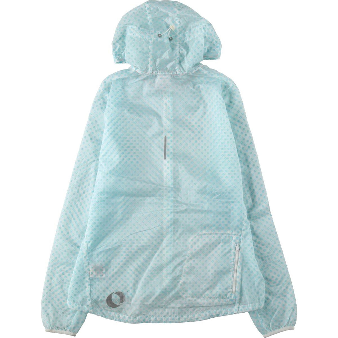Nike Running Dot Pattern Nylon Parka, Women's Size L (approx.) Nylon white type Vintage Second Hand