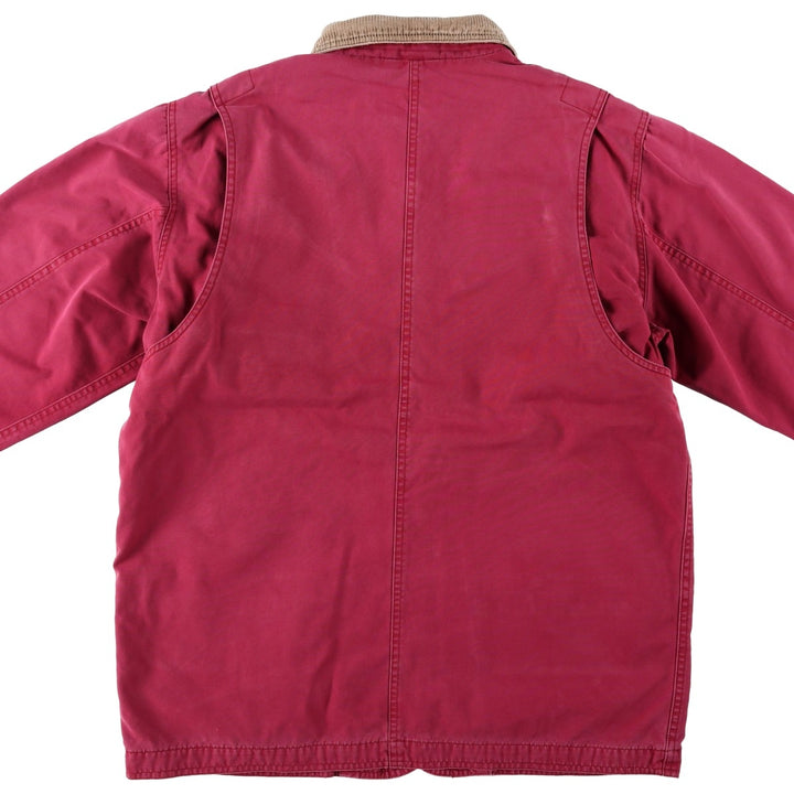 80s-90'S Lands' End Hunting Jacket, Women's Size M (approx.), Vintage cotton Red type red-purple Vintage Second Hand