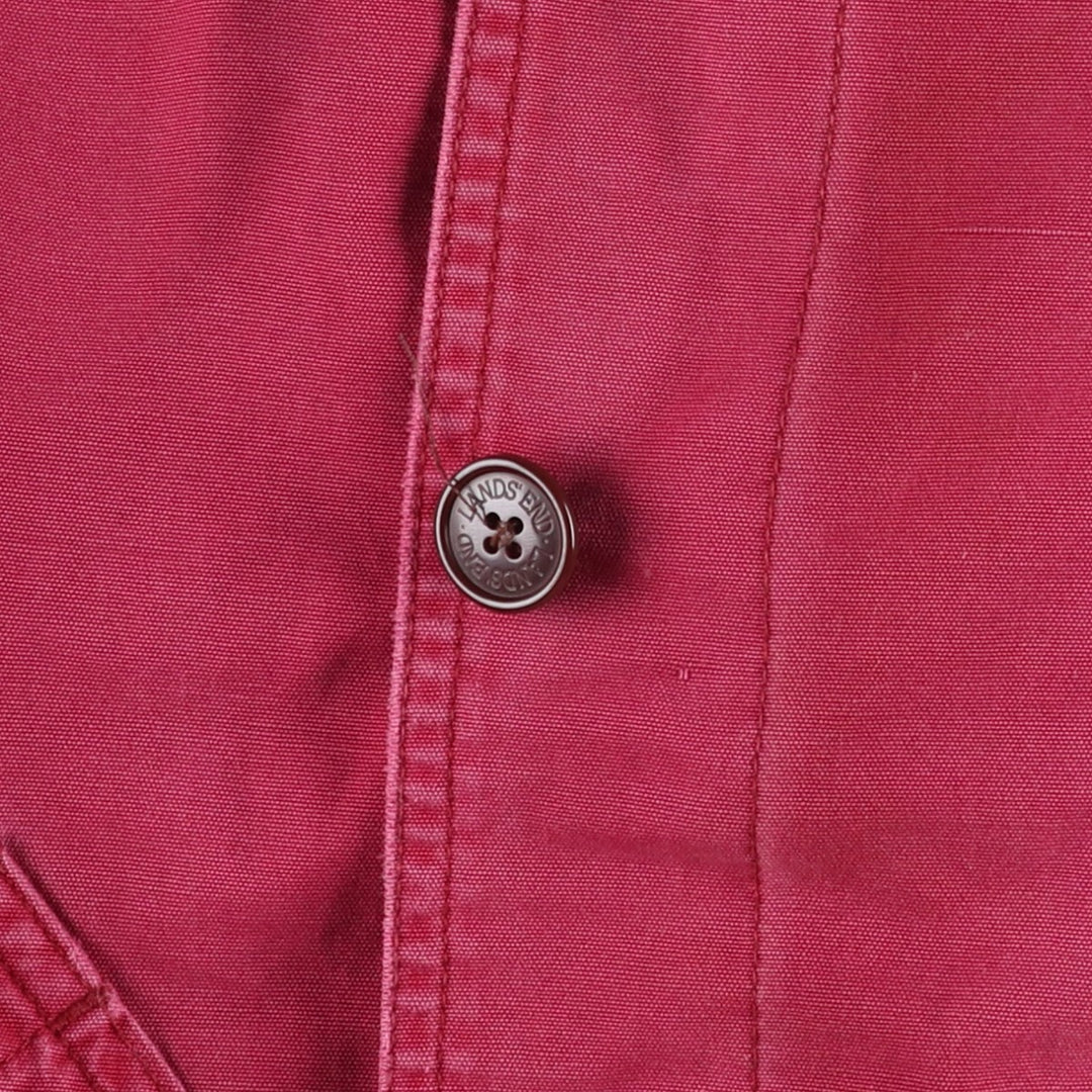 80s-90'S Lands' End Hunting Jacket, Women's Size M (approx.), Vintage cotton Red type red-purple Vintage Second Hand