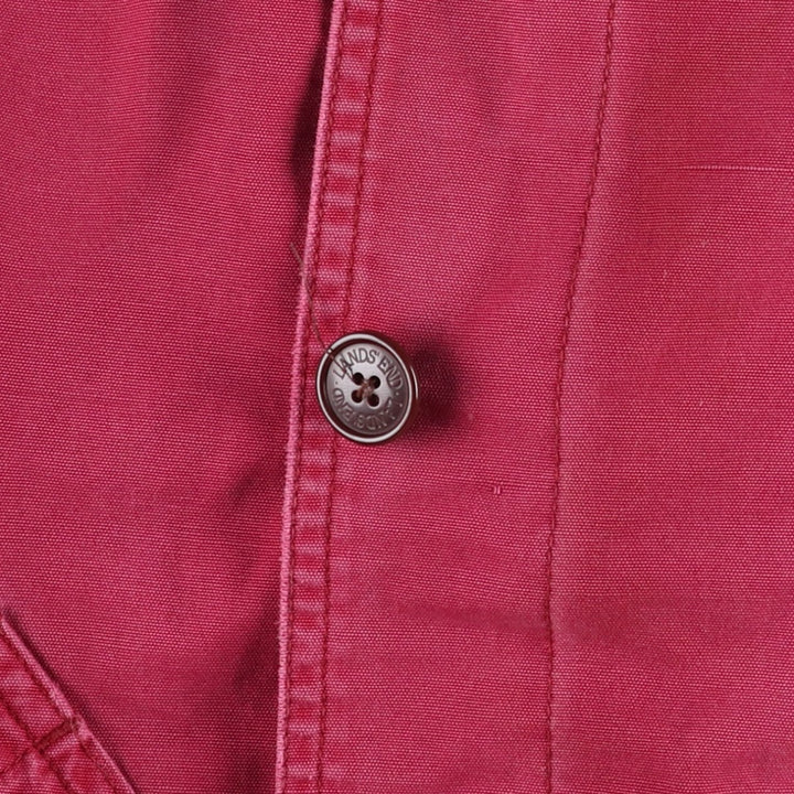 80s-90'S Lands' End Hunting Jacket, Women's Size M (approx.), Vintage cotton Red type red-purple Vintage Second Hand