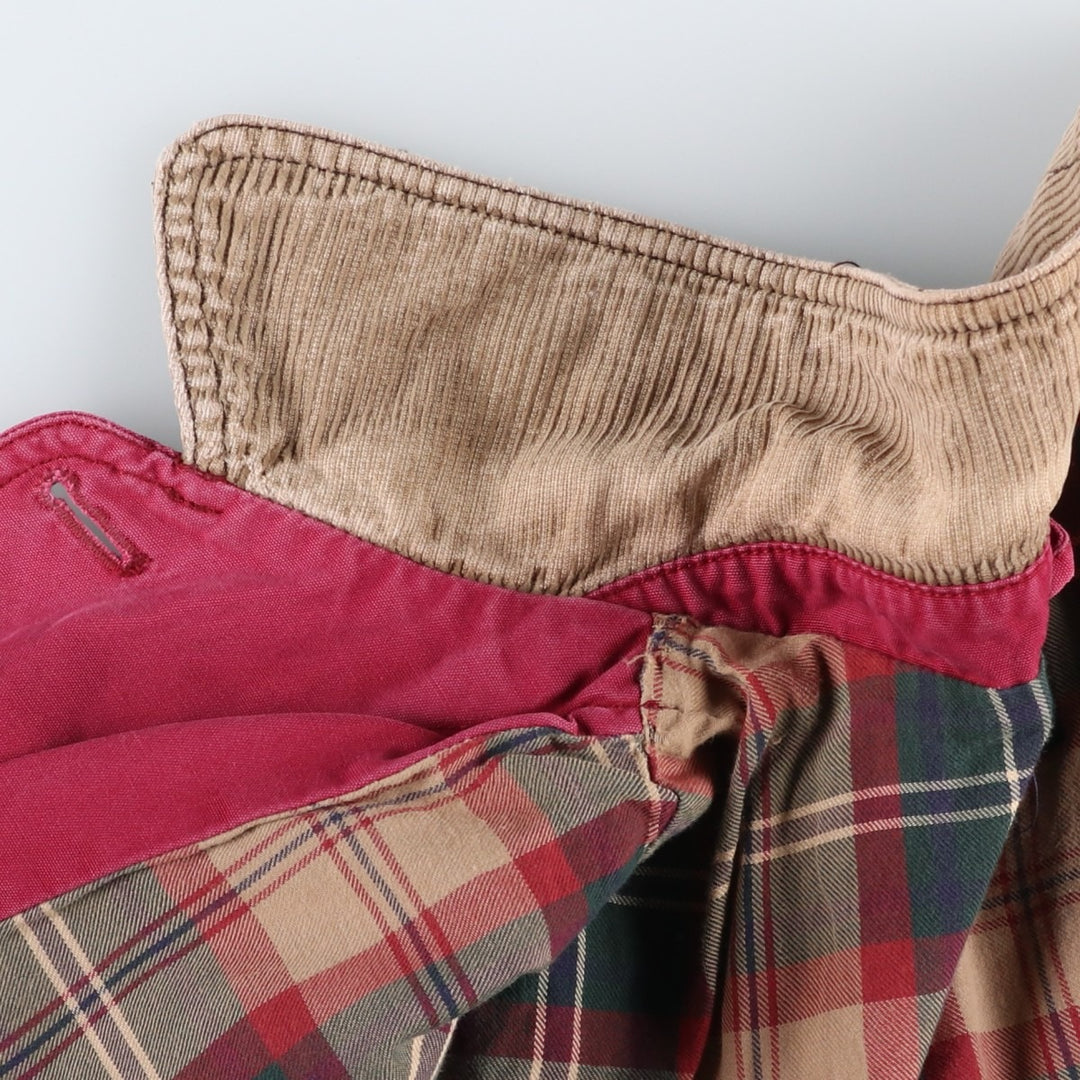 80s-90'S Lands' End Hunting Jacket, Women's Size M (approx.), Vintage cotton Red type red-purple Vintage Second Hand