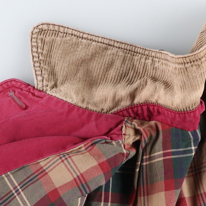 80s-90'S Lands' End Hunting Jacket, Women's Size M (approx.), Vintage cotton Red type red-purple Vintage Second Hand